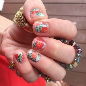 Jamberry Nail Wraps December 2016 Host Exclusive Floral